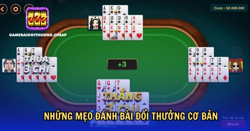 Những mẹo đánh bài đổi thưởng cơ bản cho tân thủ